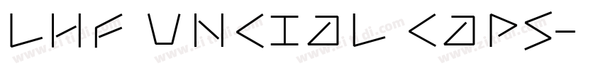 Lhf Uncial Caps字体转换